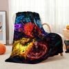 Naruto'S Ninja Way Anime Cartoon Flannel Blanket Skinfriendly Warm Fleece Blanket For Living Room Air Conditioner Room Home Party Decor Christmas Gift