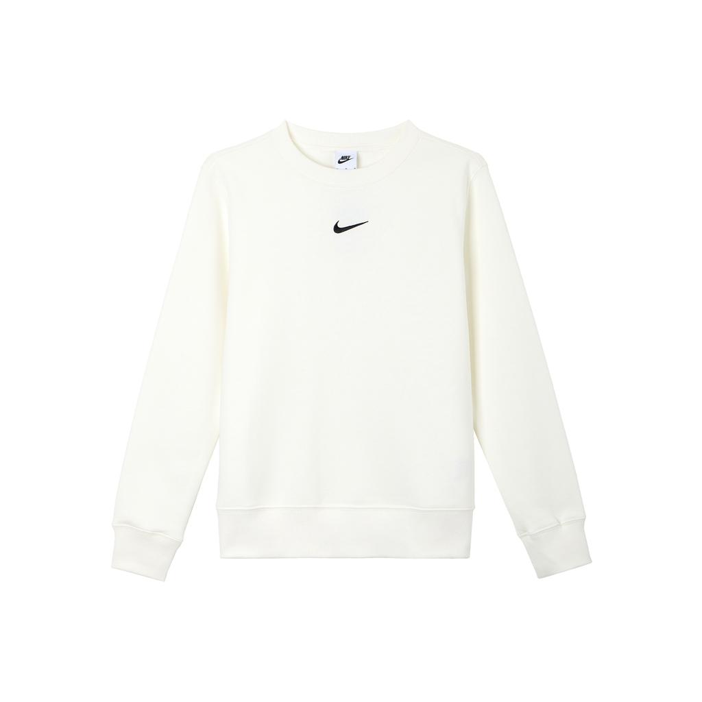 New Nike Sportswear Phoenix Fleece Sweatshirt Women's Canvas White/Black DQ5752-133