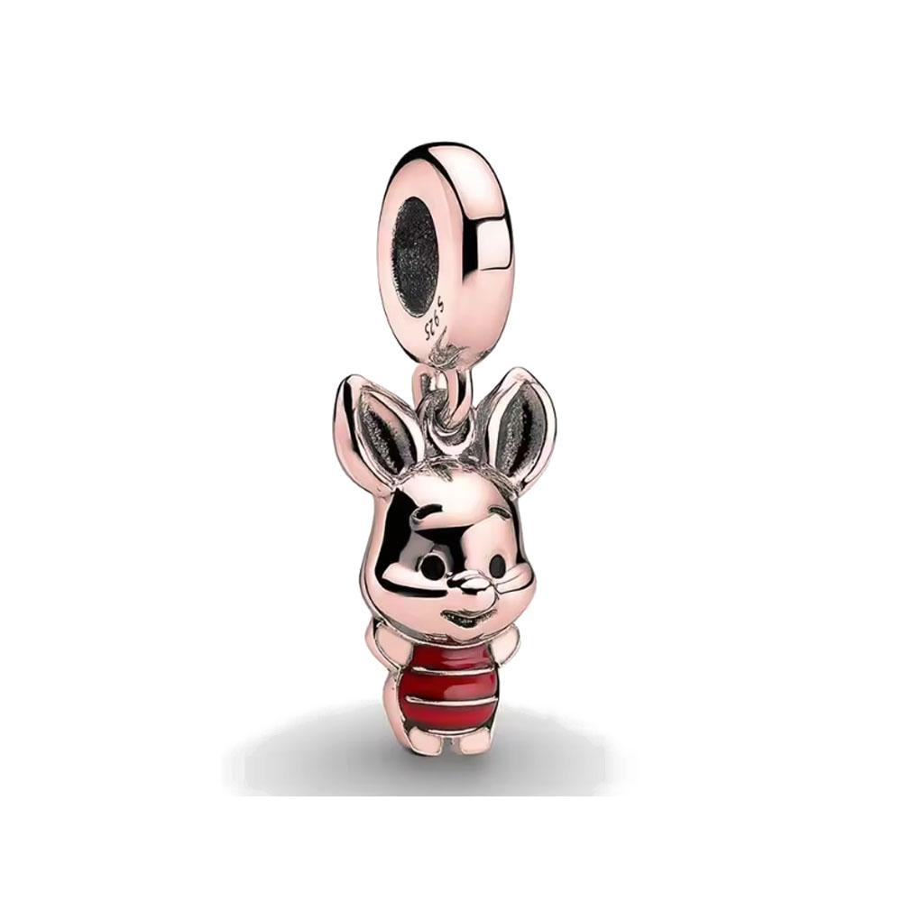 New Stitch Charm Beads 925 Silver Fit Bracelet Cartoon Character Pendant DIY Jewelry For Women Girls