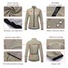 Wosawe Mulheres reflexiva jaqueta de ciclismo mtb bicicleta manga longa blusão casaco respirável leve jaqueta esportes wear roupas malha