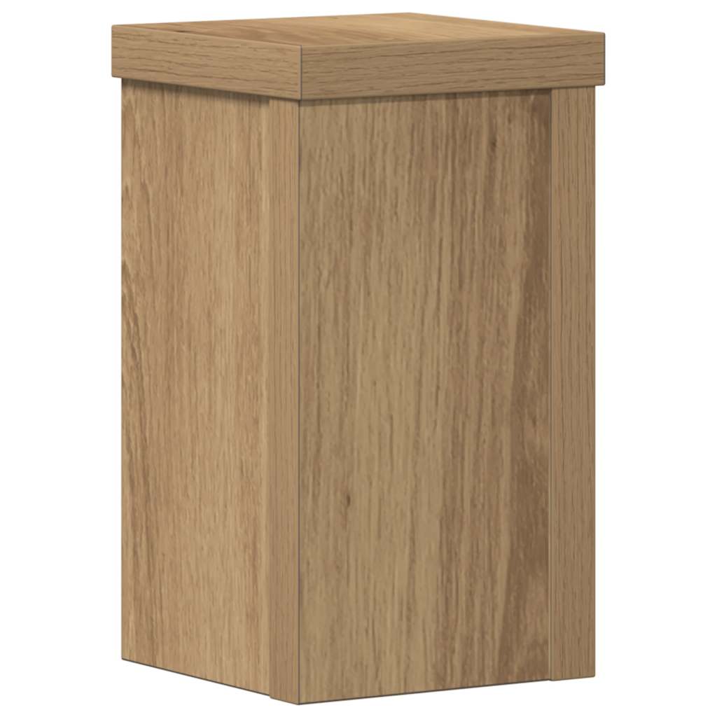 Plant Stand 2 pcs Artisan Oak 10 x 10 x 18 cm engineered wood