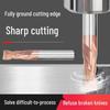 Two-Flute Carbide Tungsten Steel Flat Bottom CNC Milling Cutter for Steel, Cast Iron, and Copper - 55° Straight Shank Vertical Design.