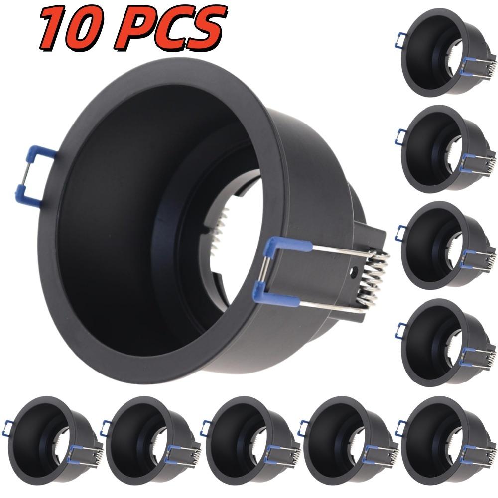 5/10 Pcs Recessed LED Ceiling Downlight Bracket Spotlight Frame Socket GU10/MR16 Lamp Holder Fitting Fixture