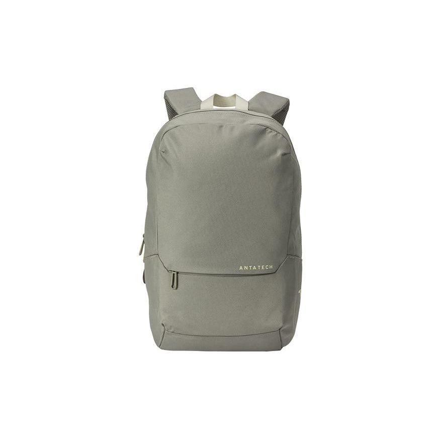 Anta Classic Large Capacity Zipper Closure Fabric Backpack Unisex Backpack Green-Bean 192457151-2 Mung Bean
