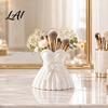 Desktop Stationery Holder Wedding Dress Vase 3D Printed PLA Makeup Brush Storage Dressing Table Accessory Box Decorative Cosmetic Container