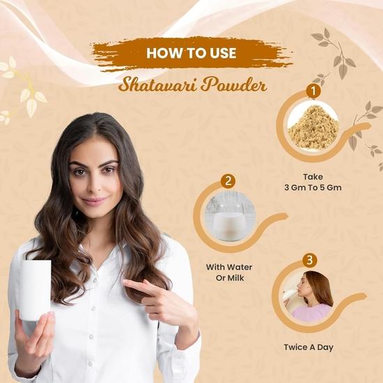 The Forest Herbs Natural Care From Nature Shatavari Powder 100g | Ayurvedic Support To Balance Women's Hormones | Herbal Supplement - 100g