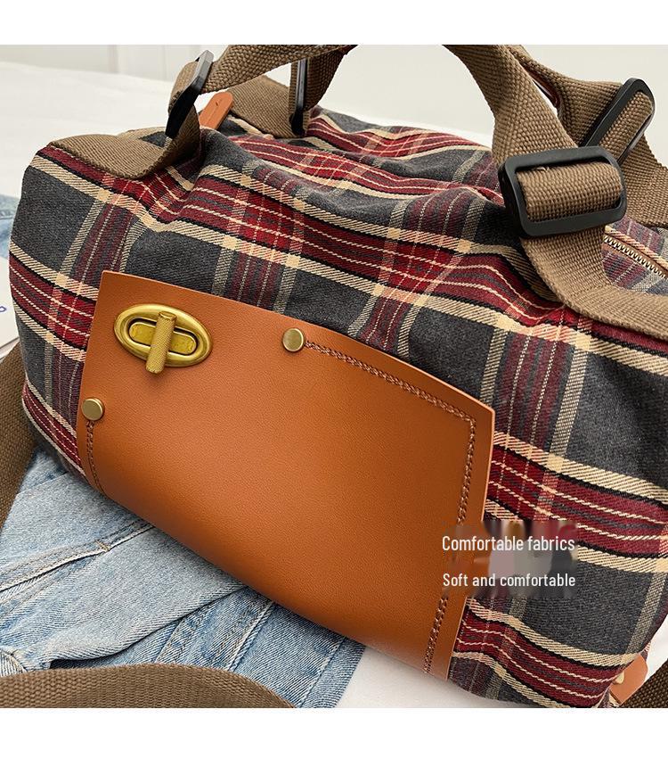 Rucsac Retro de Damă cu Capacitate Mare, Geantă de Mână pentru Timp Liber și Călătorii