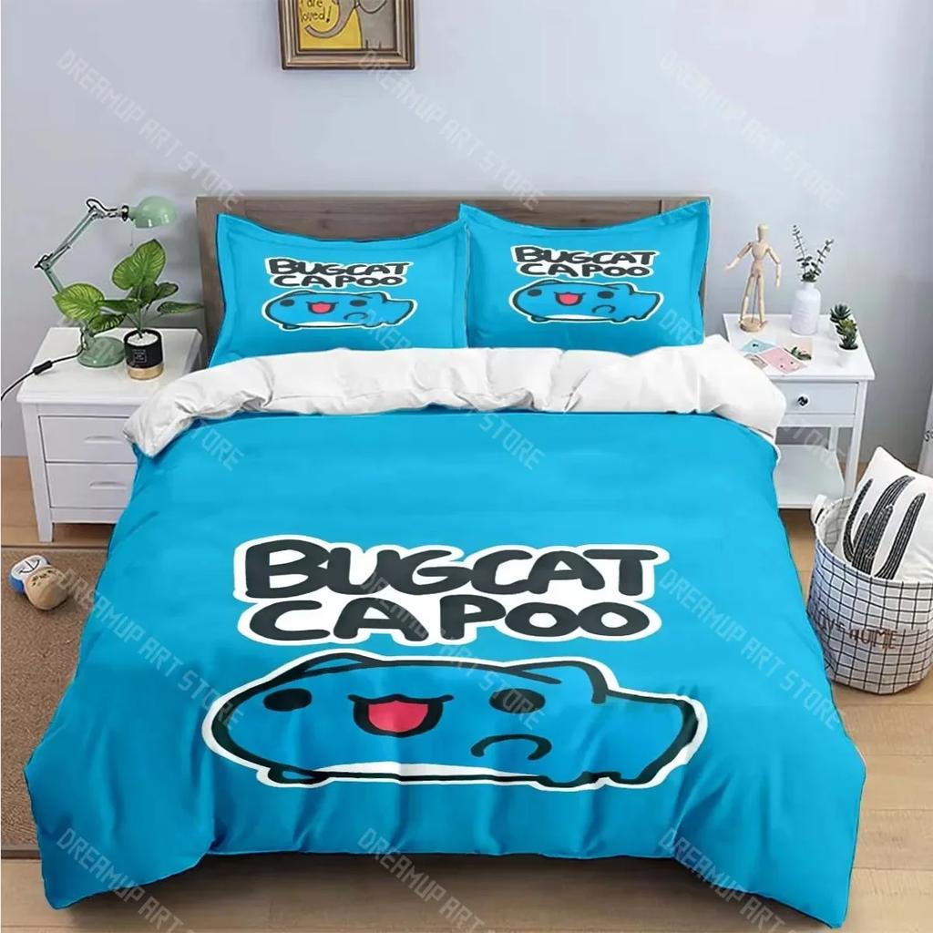 3D Print B-Bugcat Capoo Pattern Bedding Sets Bed Supplies Set Duvet Cover Comforter Set Bedding Set Luxury Birthday Gift