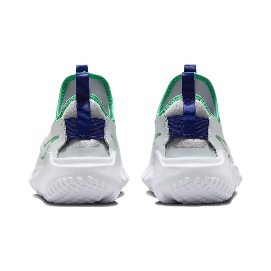Nike Flex Runner 2 GS White Stadium Green Kids Sneakers Summit-White Pure-Platinum Deep-Royal-Blue DJ6038-102