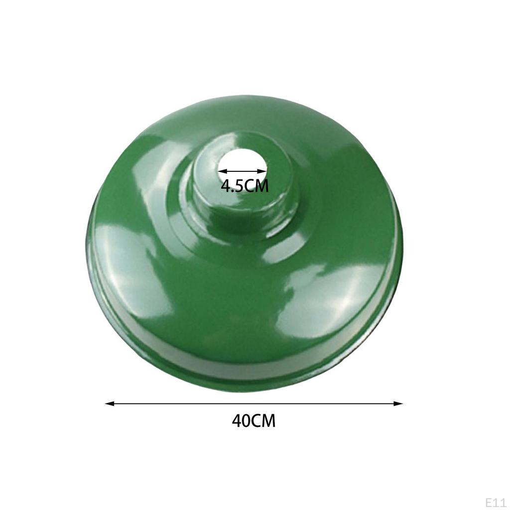 Enamel Ceiling Lamp Cover Shade Green DIY Industrial Barn Lighting Fixture Accessory Retro and