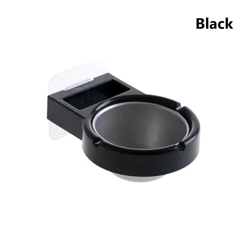 1Pcs Stainless Steel Wall-Mounted Ashtray Hanging Toilet Use Ash Storage Cup Split Design with Sticker Ash Rack Bathroom Toilet