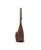 Mlb Basic Vintage Logo Hobo Bag Ny (Brown)
