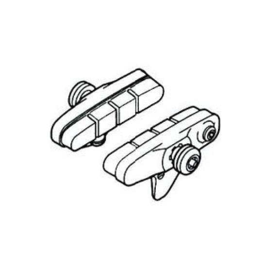 

Shimano Cartridge Type Plus 1mm Thick Brake Shoe Set Y8C798030 BR-R600 R55C+1 (Pair)