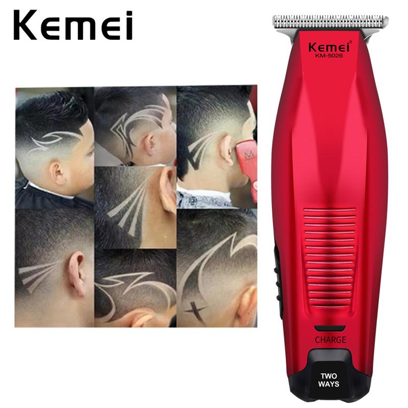 

Kemei Men Hair Clipper Professional Cordless Hair Cutter Baldheaded Hair Beard Trimmer Precision Modelling DIY Haircut Machine