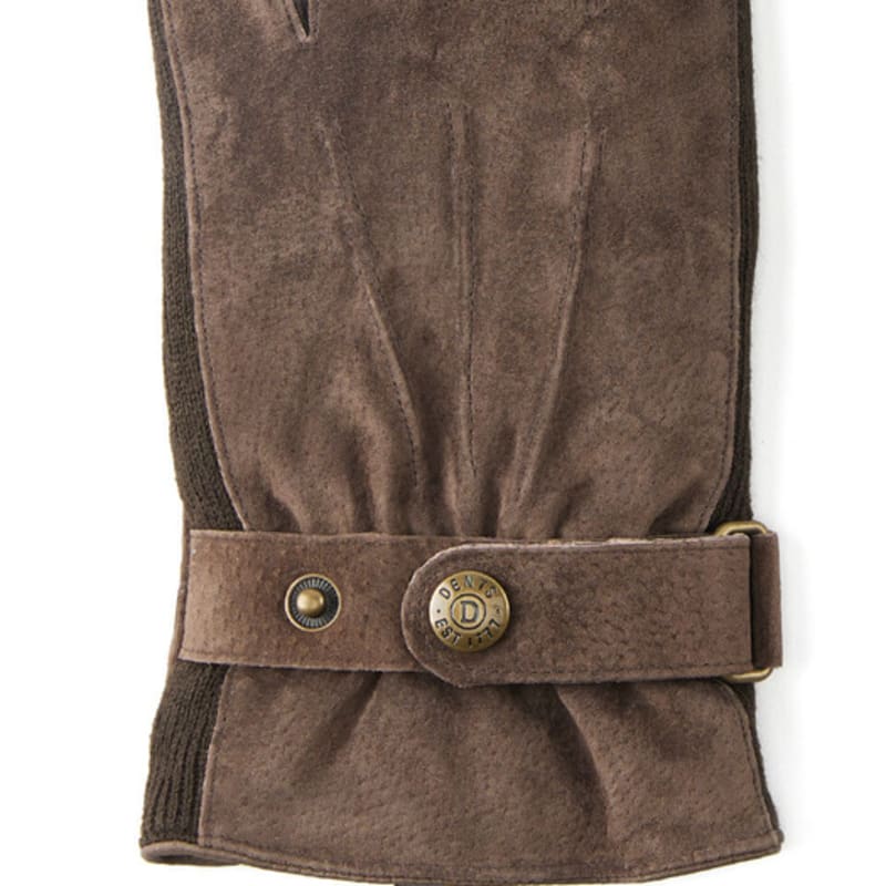 DENTS Chester Suede Gloves - Brown