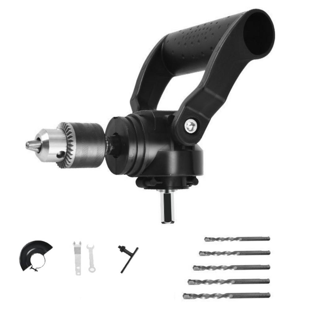 Nástavec pro vrtání v pravém úhlu Univerzální rohový vrtací adaptér Jednoduchá obsluha pro stísněné prostory a efektivní šroubování