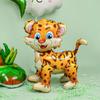 Forest Animal 4d Three-dimensional Assembly Balloons, Jungle Animal Shape Zebra, Giraffe, Kangaroo, Leopard Balloon Birthday