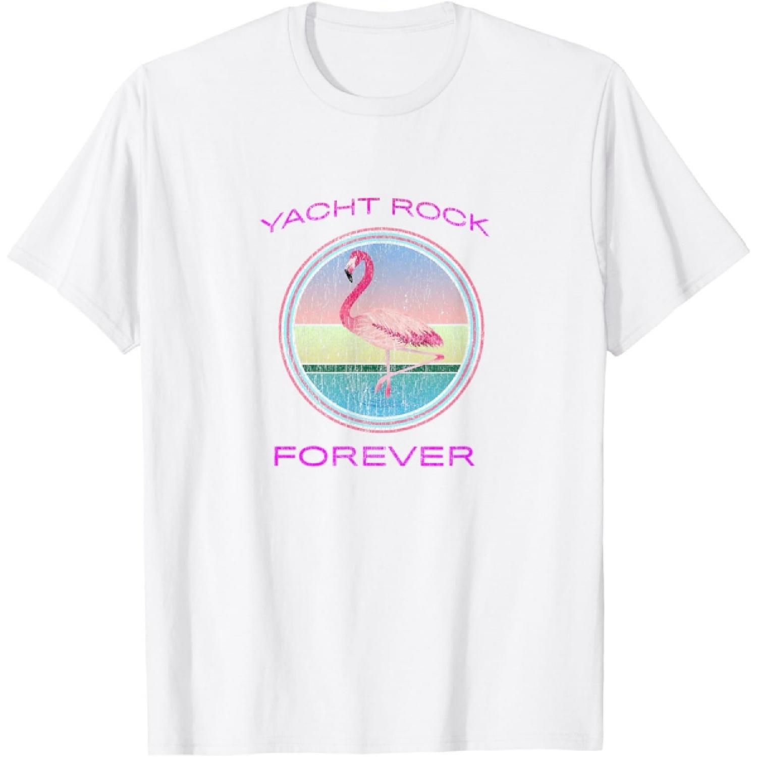 Yacht Rock Forever T-Shirt 80s Retro Faded T-Shirt XXXXXL белый