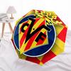 Villarreal CF, Logo Automatic Opening and Closing, 8 rib Structure Portable Umbrella, Suitable for Men and Women in All Seasons  Perfect Gif