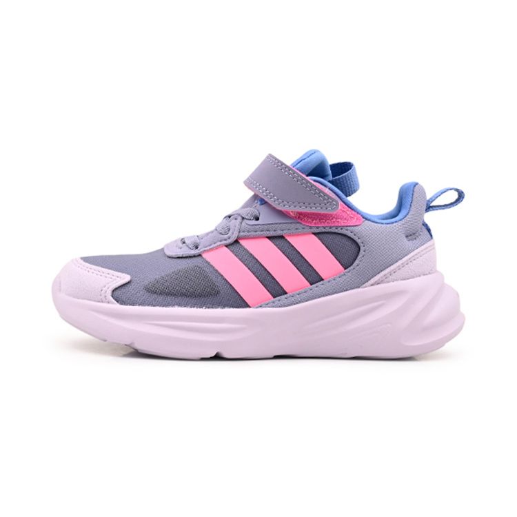 Adidas Neo Ozelle Lightweight Non-Slip Wear-Resistant Low-Top Running Shoes Kids Sneakers Purple Pink HQ3834