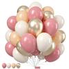 12inch 50pcs multi-color balloon set, suitable for weddings, birthdays, themed parties, pre wedding parties, family gatherings