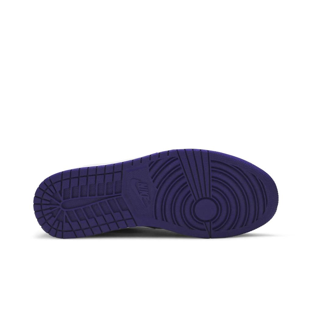 Air Jordan 1 Low 'Court Purple' (Unisex) Court Purple / Black / White Vintage Basketball Shoes 553558 501