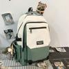 School bag Korean version ins tooling trendy cool teen multi-compartment leisure travel back
