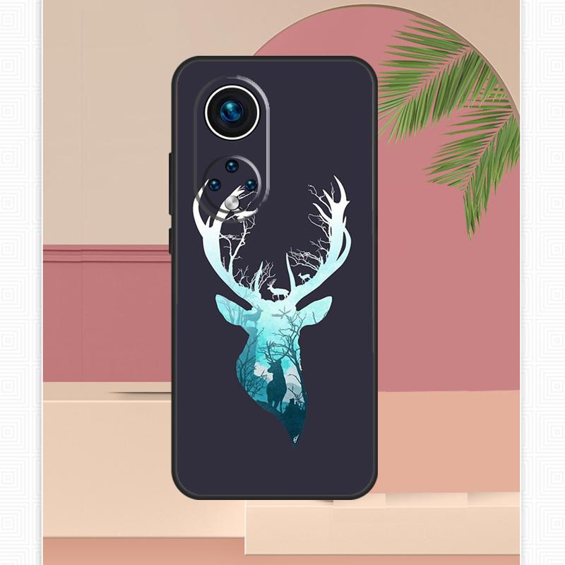 Animal Deer Art Case For Honor Magic 5 6 7 8 Pro Honor X9c X9b X9a X8b X8a X8c 50 70 90 400 200 Lite Cover