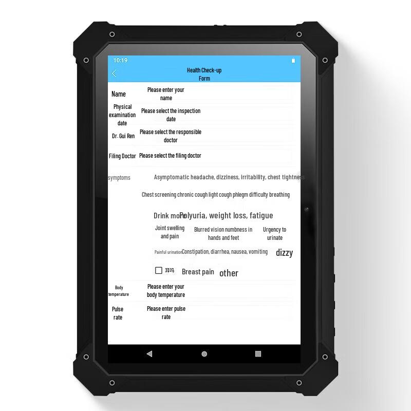QS L1003 Rugged Industrial Handheld PDA Terminal with ID Recognition