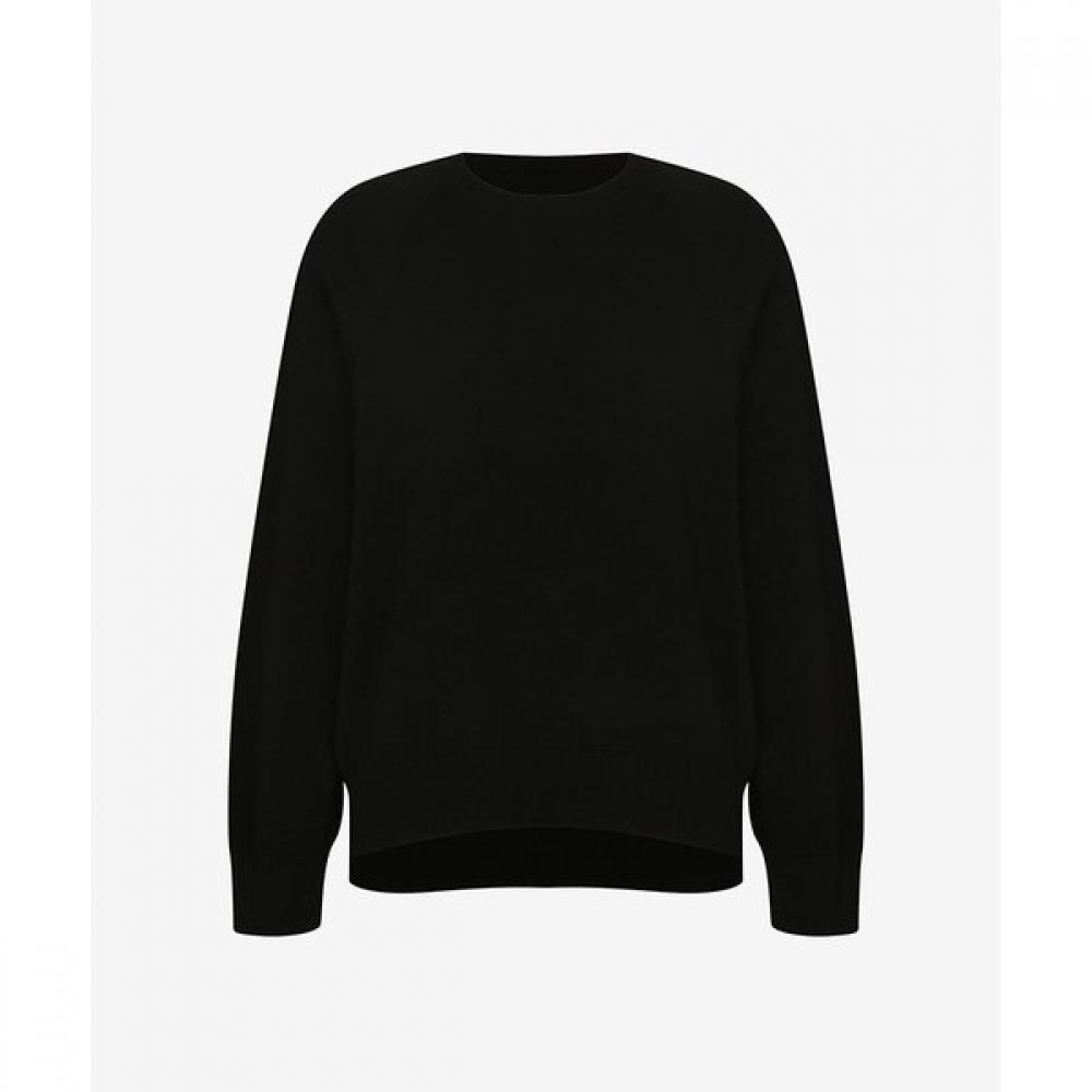 2nd Skin 3d Knitted Cotton Silk Raglan Pullover St9100 blacks/FREE