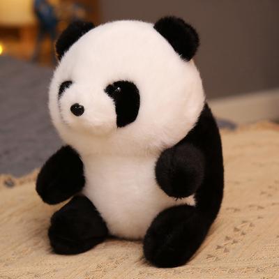 Como Animais Selvagens Reais Brinquedos de Pelúcia Redondo Fofo Realista Panda Bonecas de Pelúcia Presentes Para Crianças Menino Meninas