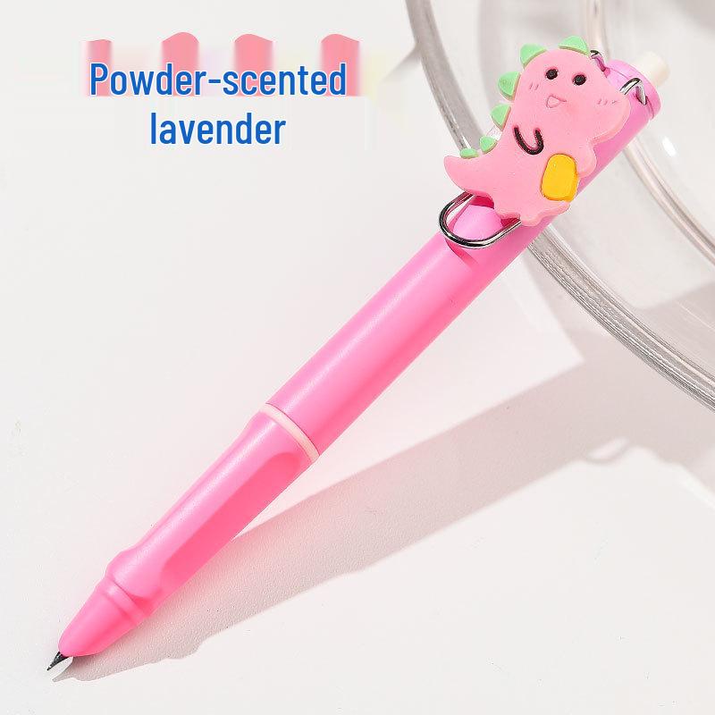 Cute Cartoon 0.38mm Ballpoint Pen with Replaceable Ink for Primary Students