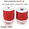 100m 0.8 1.0 mm Elastic Cord Beading Stretch Thread Cord String Rope Beads For DIY Jewelry Making Findings Beading Stretch