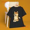 Shiba Inu Doge T Shirt Vintage Washed Stylish Unisex Soft Comfortable Graphic Top For Everyday Wear Slightly Versatile
