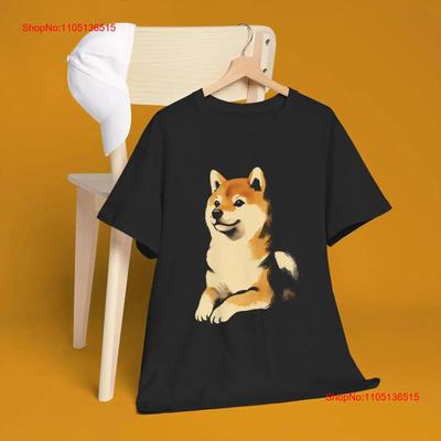 Shiba Inu Doge T Shirt Vintage Washed Stylish Unisex Soft Comfortable Graphic Top For Everyday Wear Slightly Versatile