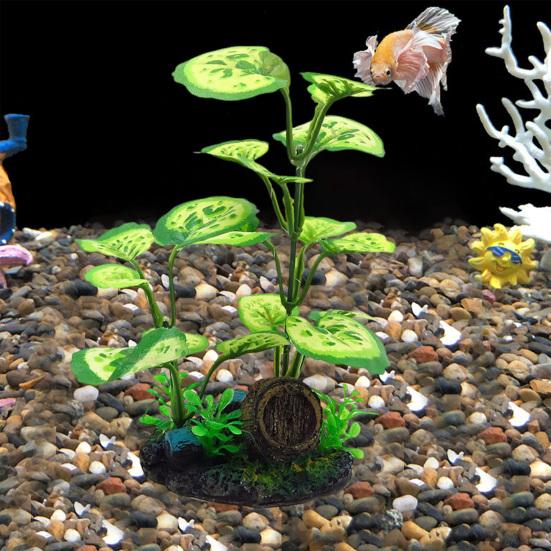 Fish Tank Green Plants Simulated Water Plants Aquarium Landscaping Ornament Realistic Fish Tank Plastic Seaweed for DIY Fish Tank Decor