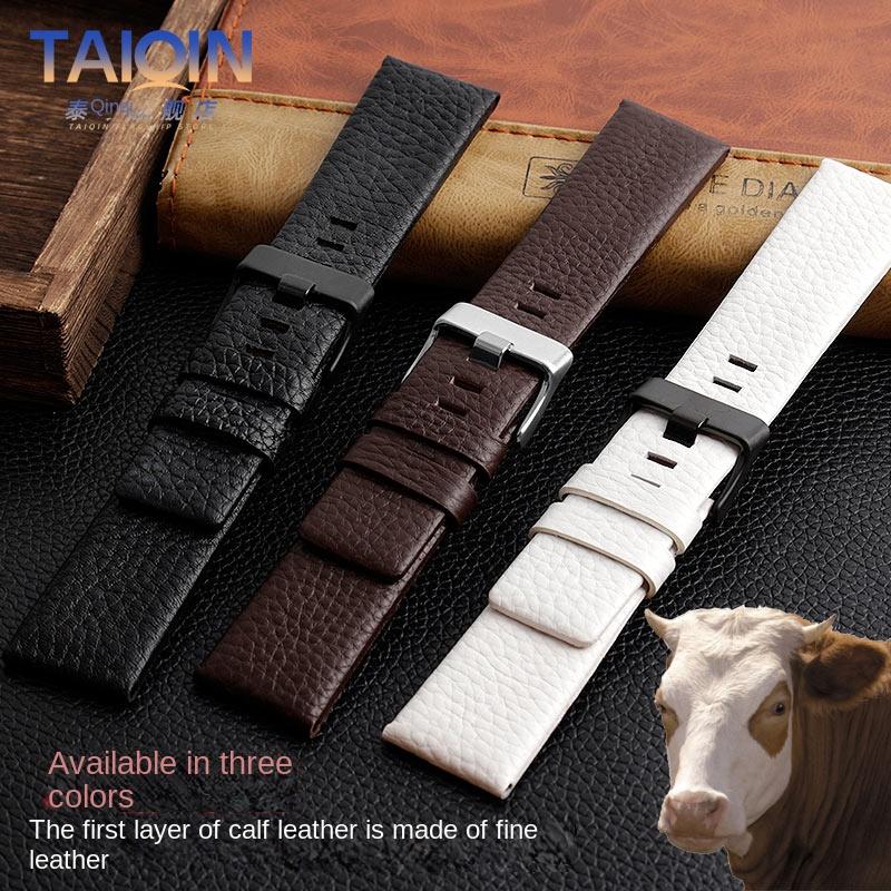 22mm 24mm 26mm 28mm 30mm 32mm Rindslederarmband für Diesel Uhr DZ4318 4386 4323 Uhrenarmband Herren Große Größe Echtes Lederarmband