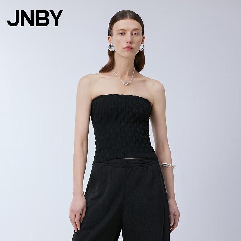 JNBY Women s Slim Fit Knit Tube Crop Top M