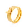 Dreamtimes Fashion Women's Ring Stainless Steel Round Heart Pendant Korean Couple Ring Jewelry Engagement Gift