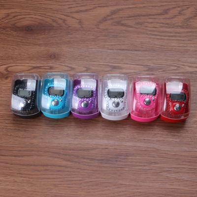 Δαχτυλίδι Ηλεκτρονικός Μετρητής με Στρας Φορητός Ελαφρύς Χειροκίνητος Μετρητής Κλικ LCD Ψηφιακή Οθόνη Επαναφερόμενος Μίνι Χειροκίνητος Μετρητής