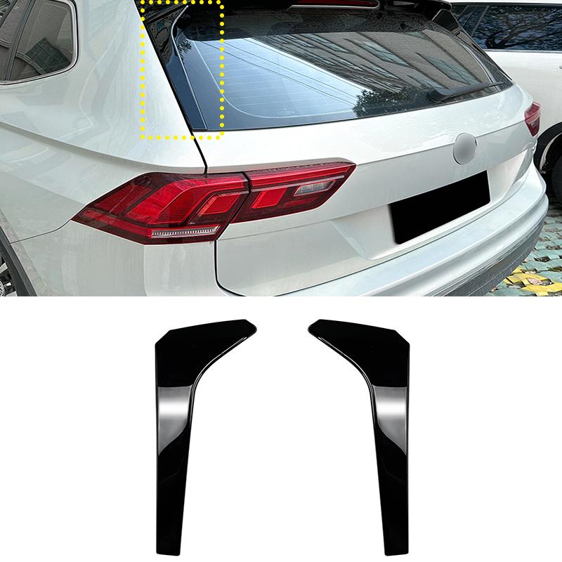 For Volkswagen Tiguan MK2 2017- ABS Car Rear Window Side Spoiler Tail wing flank spoiler exterior decoration Accessories