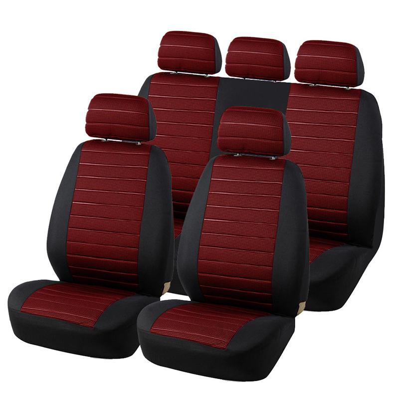 Breathable Car Seat Cover All-season Universal Fabric Polyester Simple Seat Cover Interior Car Seat Cover