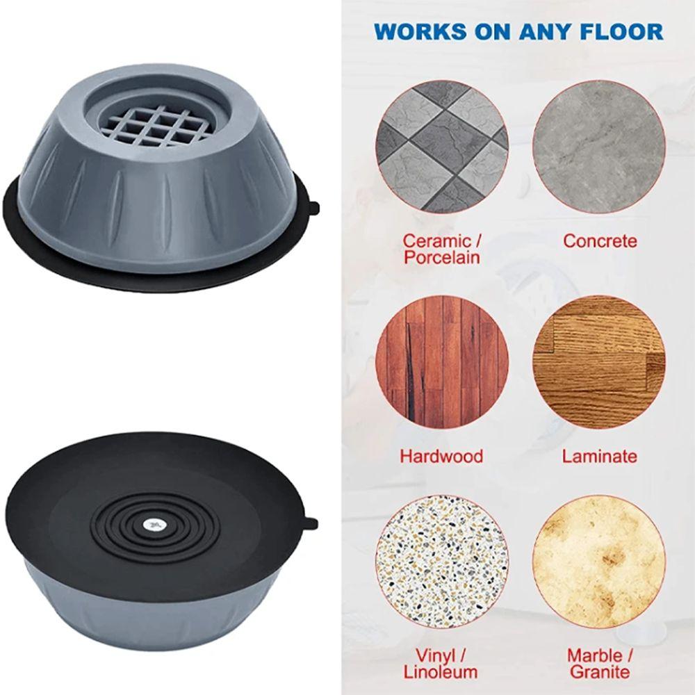 Anti-Skid Damper Stand Furniture Raiser Support Washing Machine Feet Pads Refrigerator Base