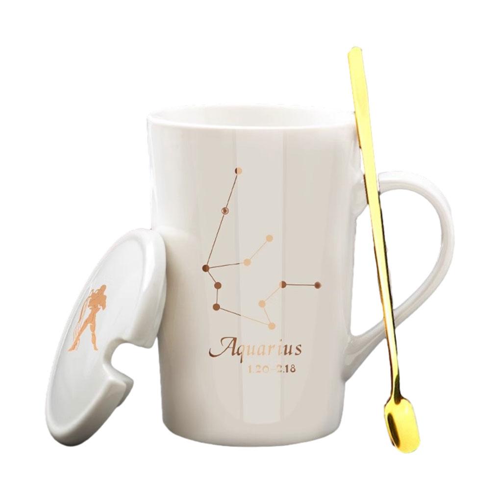 Stylish Coffee Cup With Constellations Any Occasion Constellations Ceramic Mug Ceramic Mugs white sagittarius