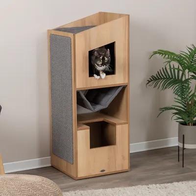 Trixie Tower CityStyle Cat Scratching Tower, Brown