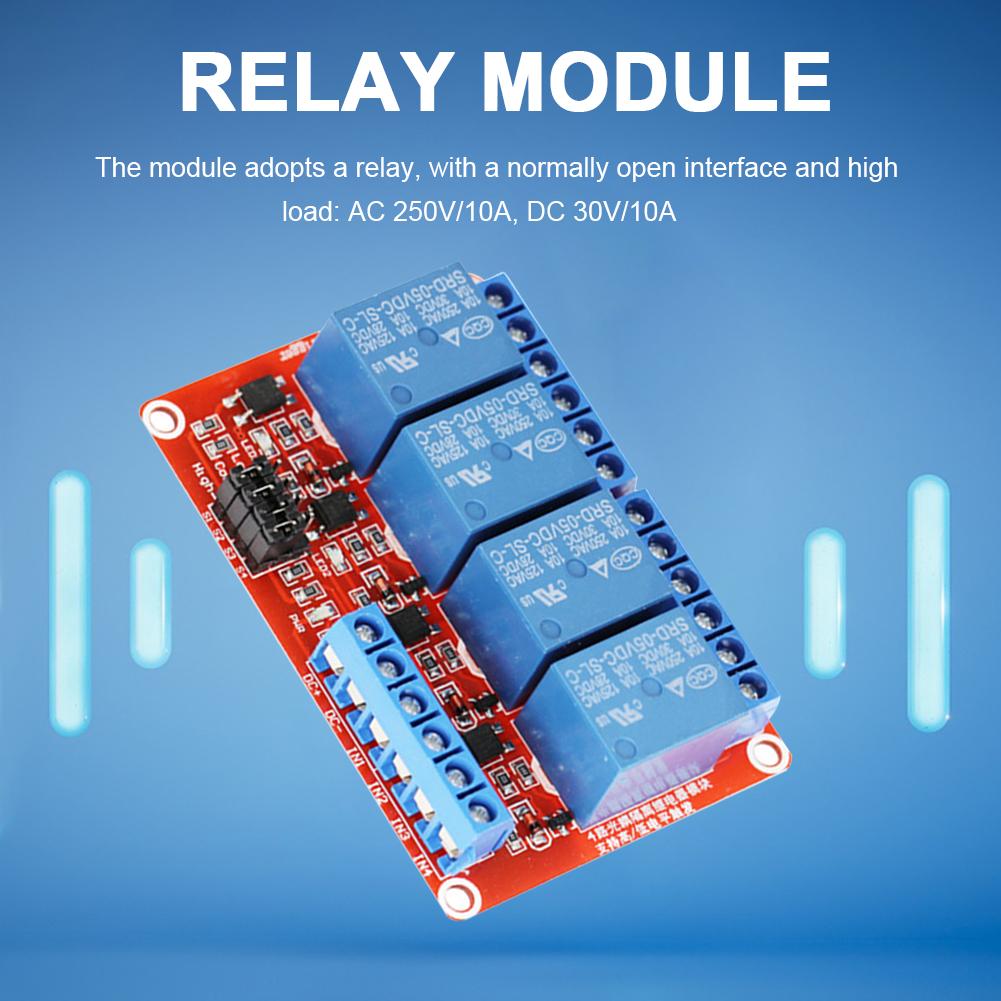 1/2/4/8 Channel Relay Switch Module Indicator Light 5V 12V 24V for Arduino