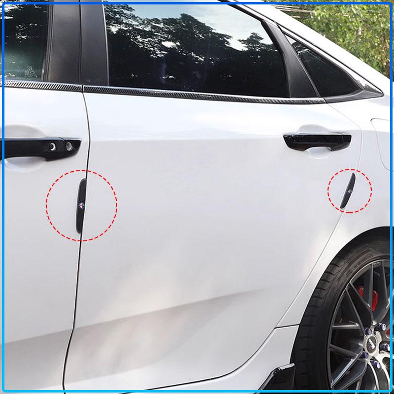 4 Peças Tira Anticolisão para Porta de Carro Adesivo de Proteção para Espelho Retrovisor Para Alfa Romeo 147 159 156 Giulietta Giulia Mito Spider Alpha Apoio de Cabeça