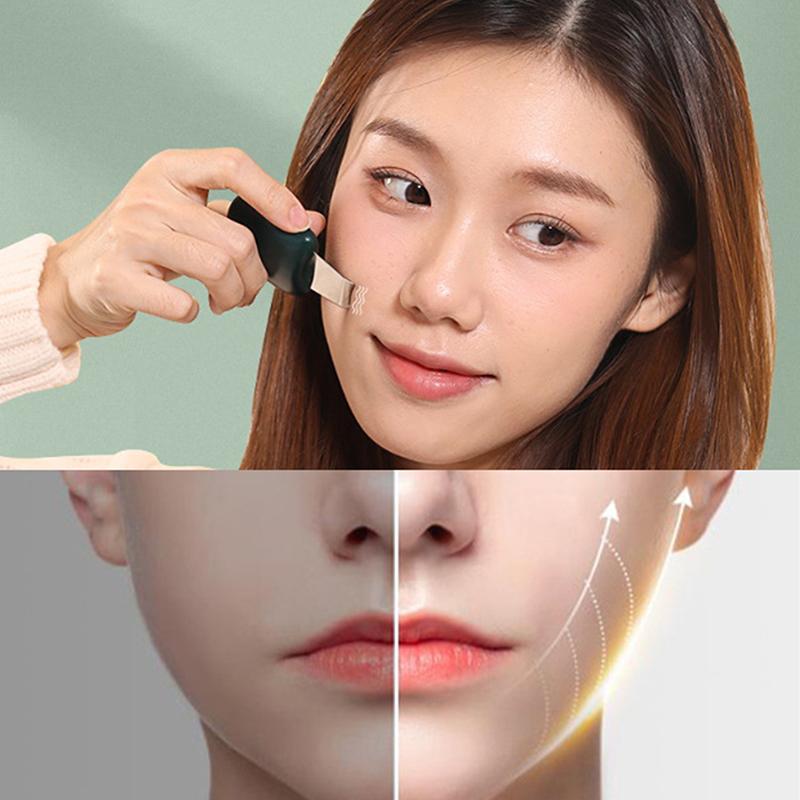 Facial Skin Scrubber Špachtle na obličej Exfoliátor Hloubkový čisticí nástroj Odstraňovač černých teček Čistič pórů Špachtle na tělo Skin Skin Care Tool