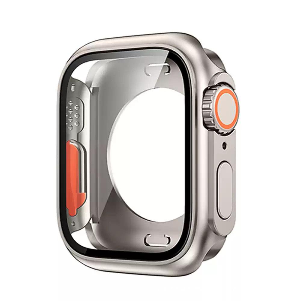 Étui de protection 360° intégré avec bouton ultra et film trempé pour Apple Watch 11 secondes