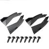 2pcs Rear Bumper Spoiler Lip Splitter Diffuser Anti-Crash Winglet Car Mod For Nissan X-Trail Altima Sentra Rogue Pathfinder